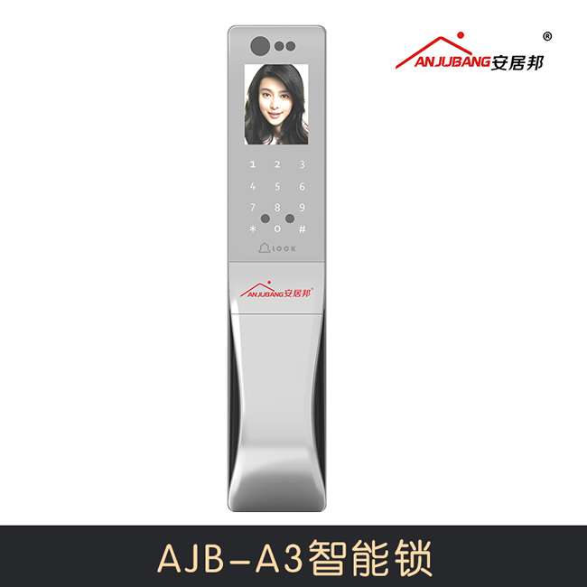 安居邦智能锁_安居邦人脸识别锁AJB-A3 触摸一键开锁